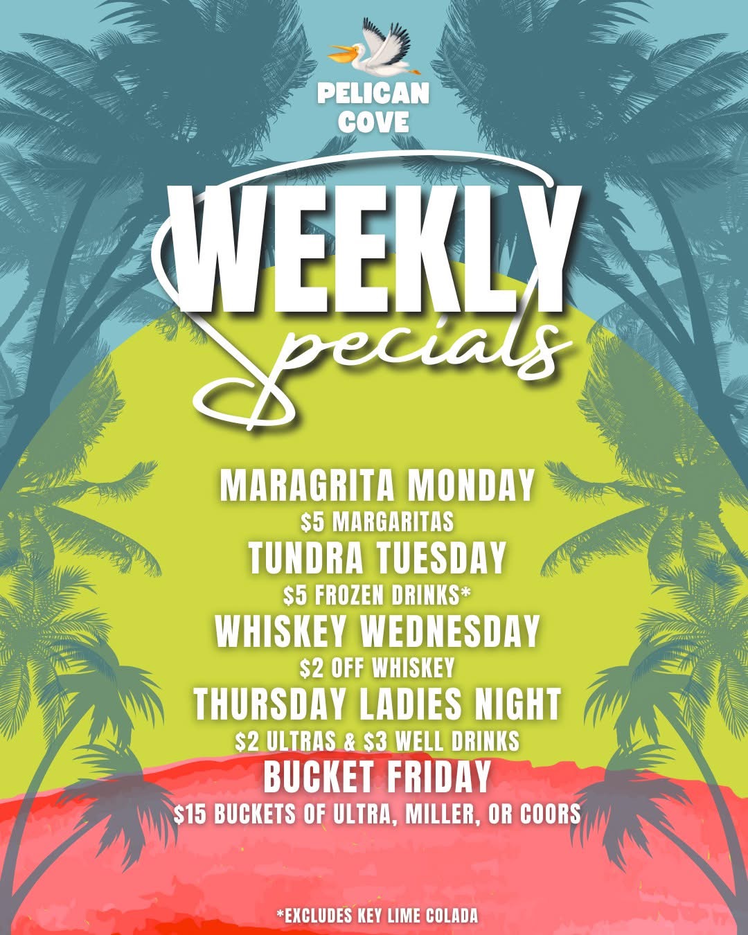 PelicanCoveWeeklySpecials